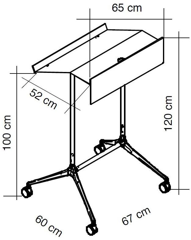 Caimi Brevetti Офисная кафедра из алюминия с порошковым покрытием Speech 1sp07-cbo / 1sp07-cn  - Вид №4