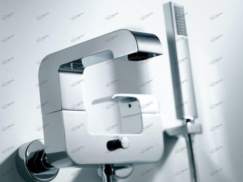 JUSTIME Смеситель для душа, однорычажный, из хромированной латуни, с ручным душем Dragon sun-id-1506498