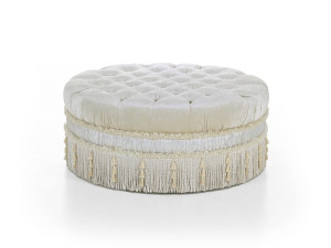 Ткань круглый capitonné пуф