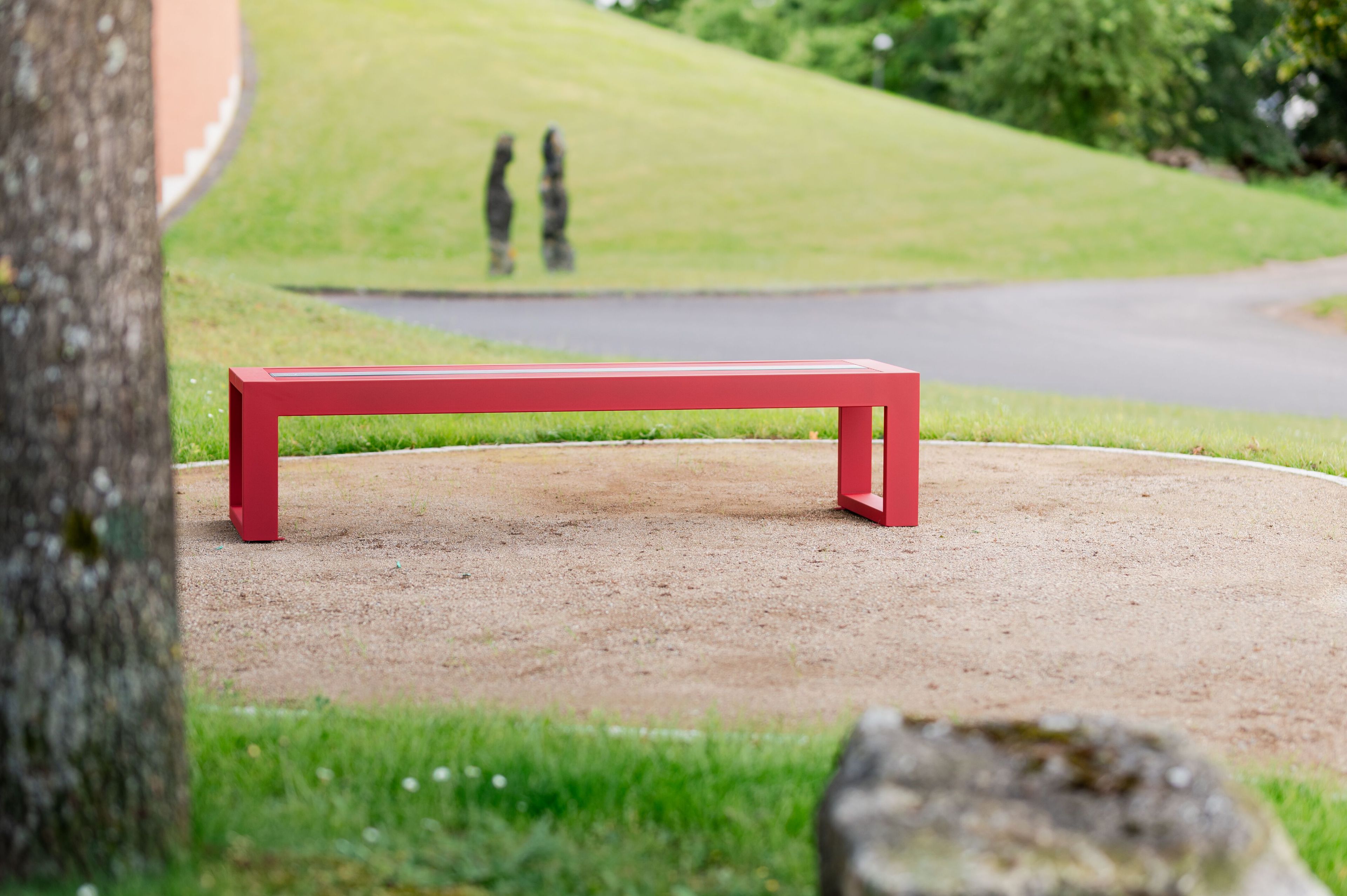 Скамья из нержавеющей стали со встроенным освещением BENKERT BANKE Sicorum ARCH-00030900 - Вид №5