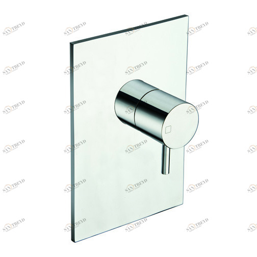 CRITV686 Наружные части смесителя для душа CRICS535 с металлической пластиной Cristina Rubinetterie 