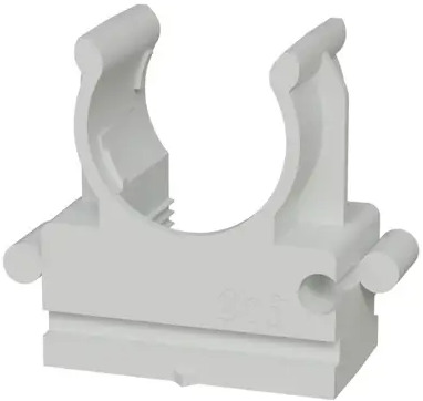 Клипсы LEXMAN для крепления труб 16 мм, серые, 50 шт 88460833