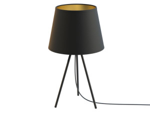Настольная лампа из ткани и стали