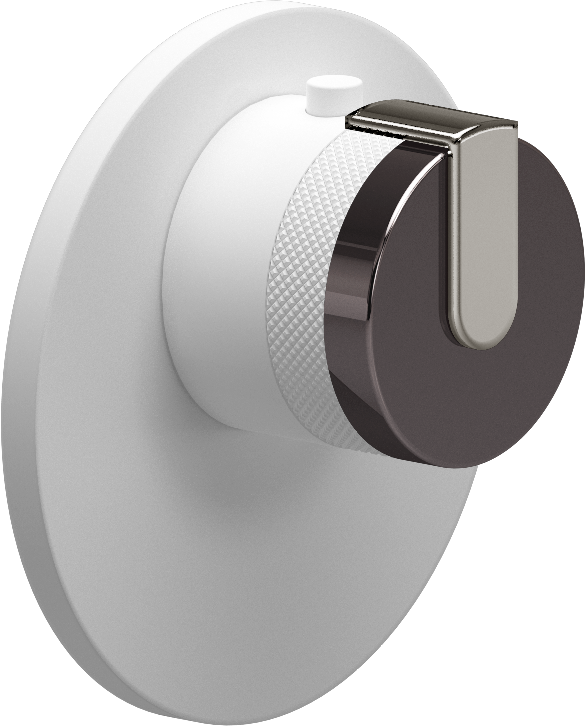 E-8027-R1OXE-L1PC-WT-T Термостатический переключатель 3/4-Внешняя часть GRAFF MOD+