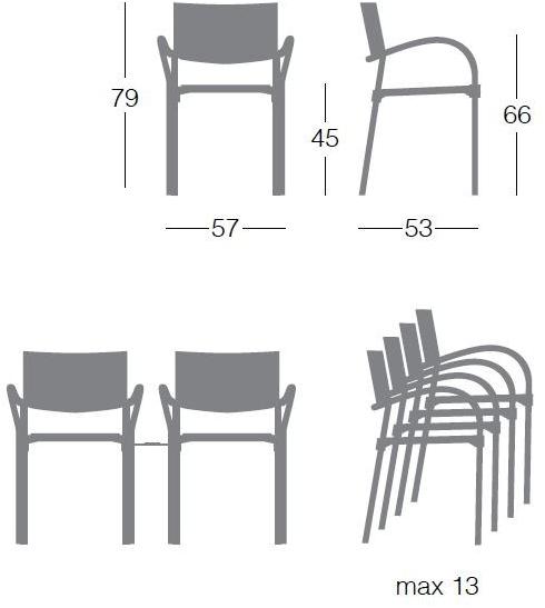 Segis Стул с подлокотниками Breeze S0466 - Вид №11