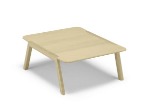 Прямоугольный низкий журнальный столик из дуба