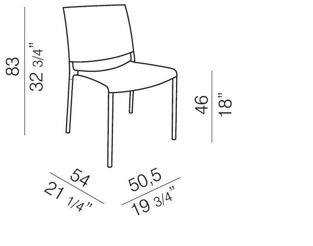 REXITE Штабелируемое кресло из экокожи sun-id-1463974 - Вид №1