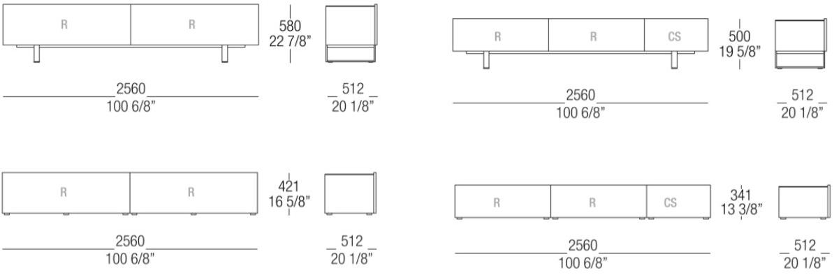 MisuraEmme Буфет из лакированной древесины с распашными дверцами Atelier sun-id-1505969 - Вид №5
