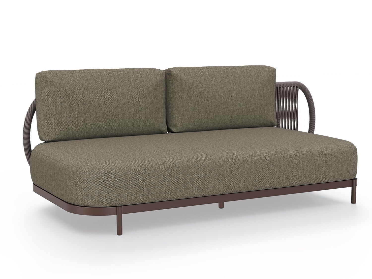 2-местный алюминиевый и Sunbrella® садовый диван YAAZ Ova ARCH-00035718 - Вид №10