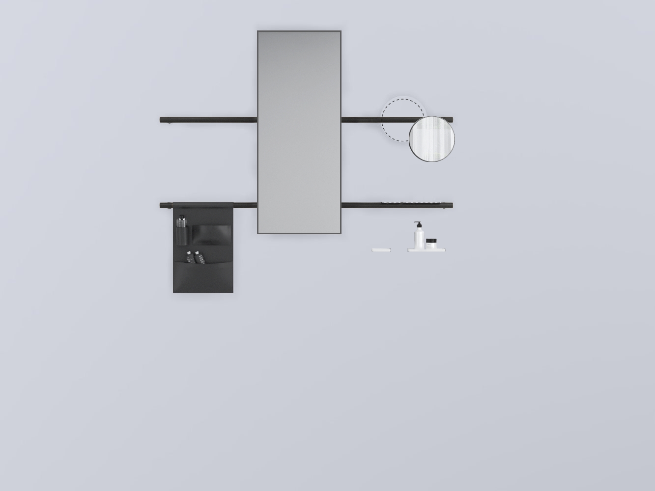 SWSTRE-RO+SWSPR-CM+SWSPI-CM+SWM10-BI+SWM20-BI+SWSCR-NE . прямоугольный дерево cielo Siwa Ceramica Cielo