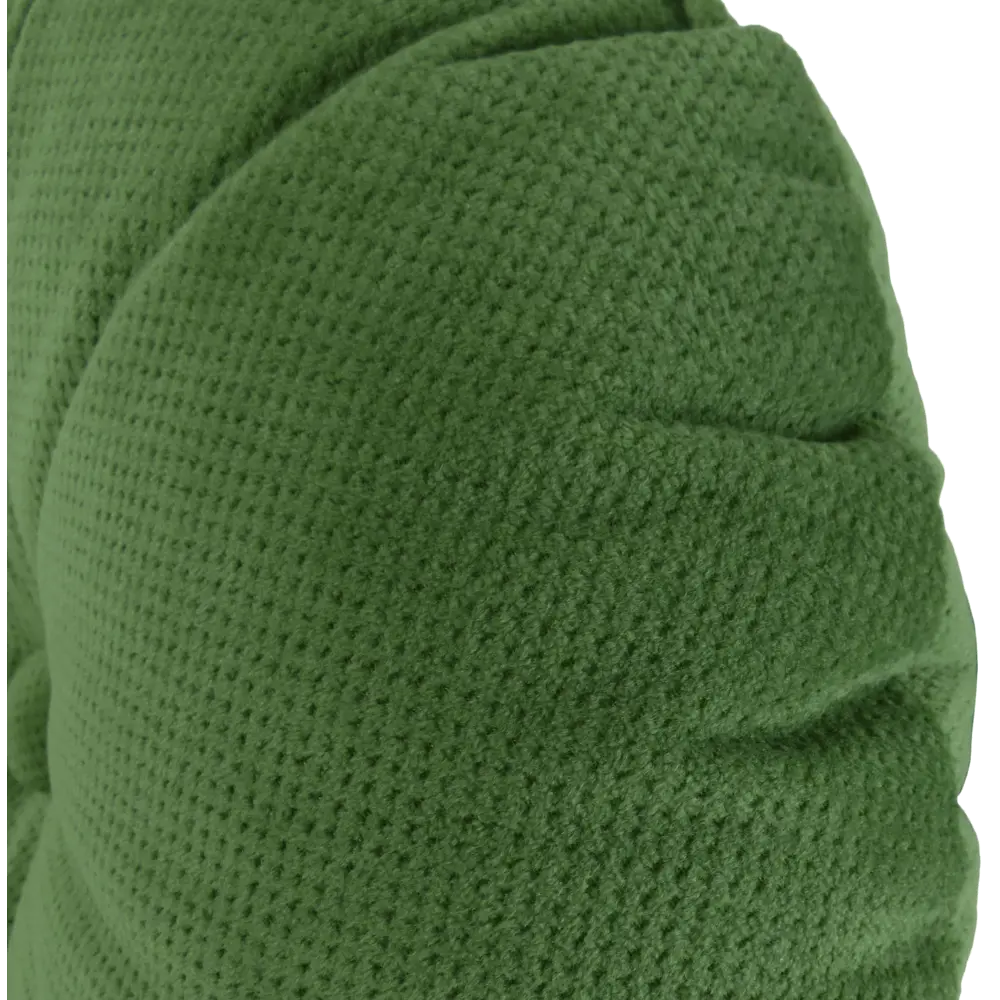 Подушка с пуговицей Грид ø37 см цвет зеленый LINEN WAY STLM-2178274 - Вид №2