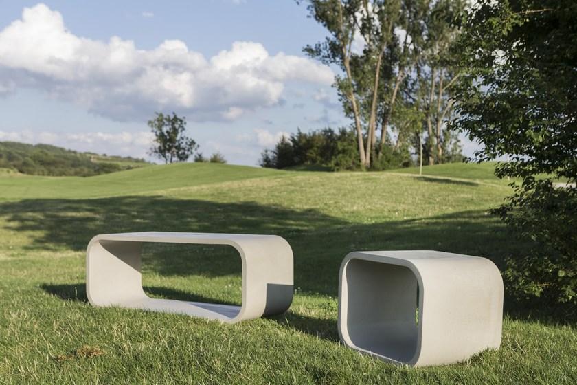 CO33 Бетонная скамья Opus O60b - Вид №1