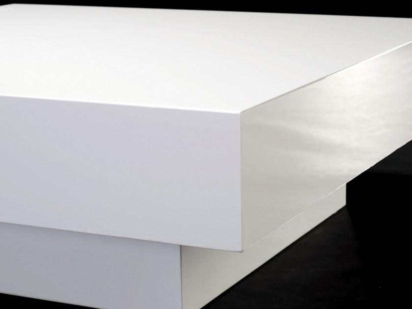 VGnewtrend Низкий квадратный лакированный журнальный столик sun-id-1411666 - Вид №2