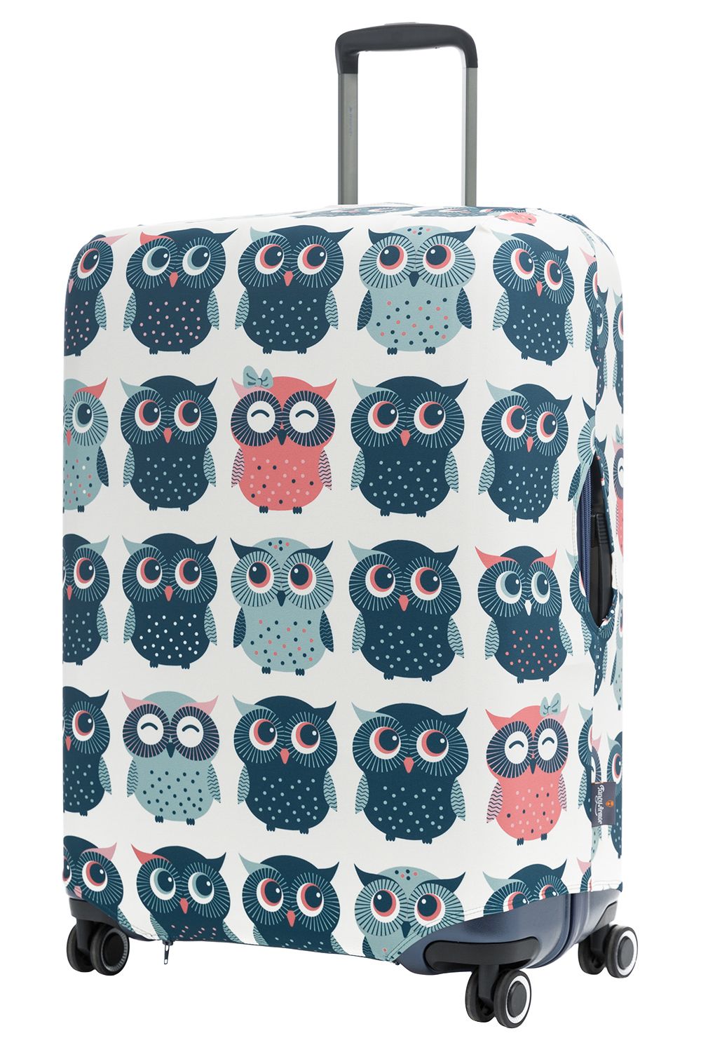 ECO Совушки XL Чехол для чемодана большой Fancy Armor ECO
