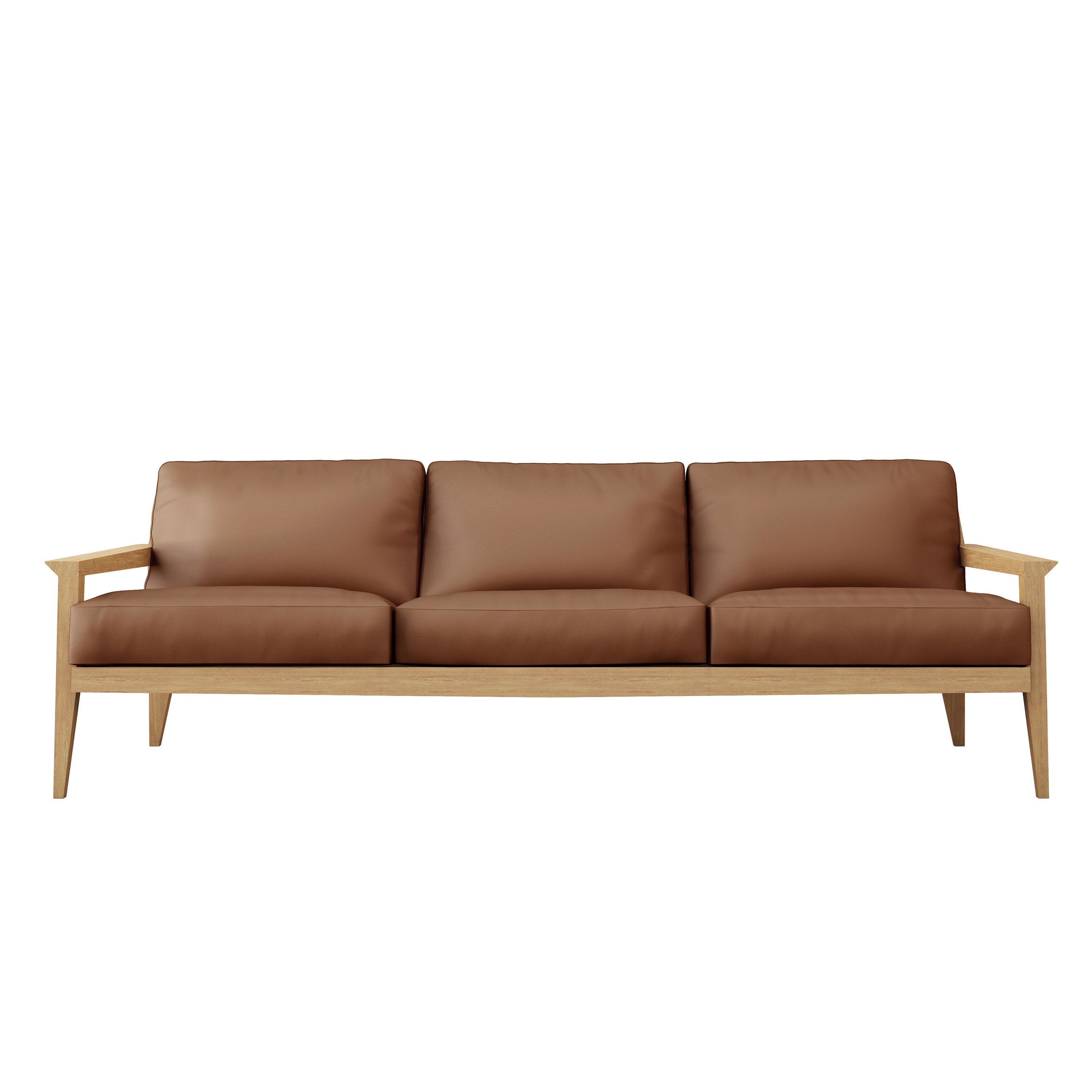 3-местный кожаный диван Case Stanley ARCH-00103406 - Вид №8