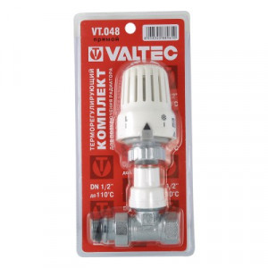 VT.048.N.04 Терморегулятор радиаторный прямой Valtec 1/2"