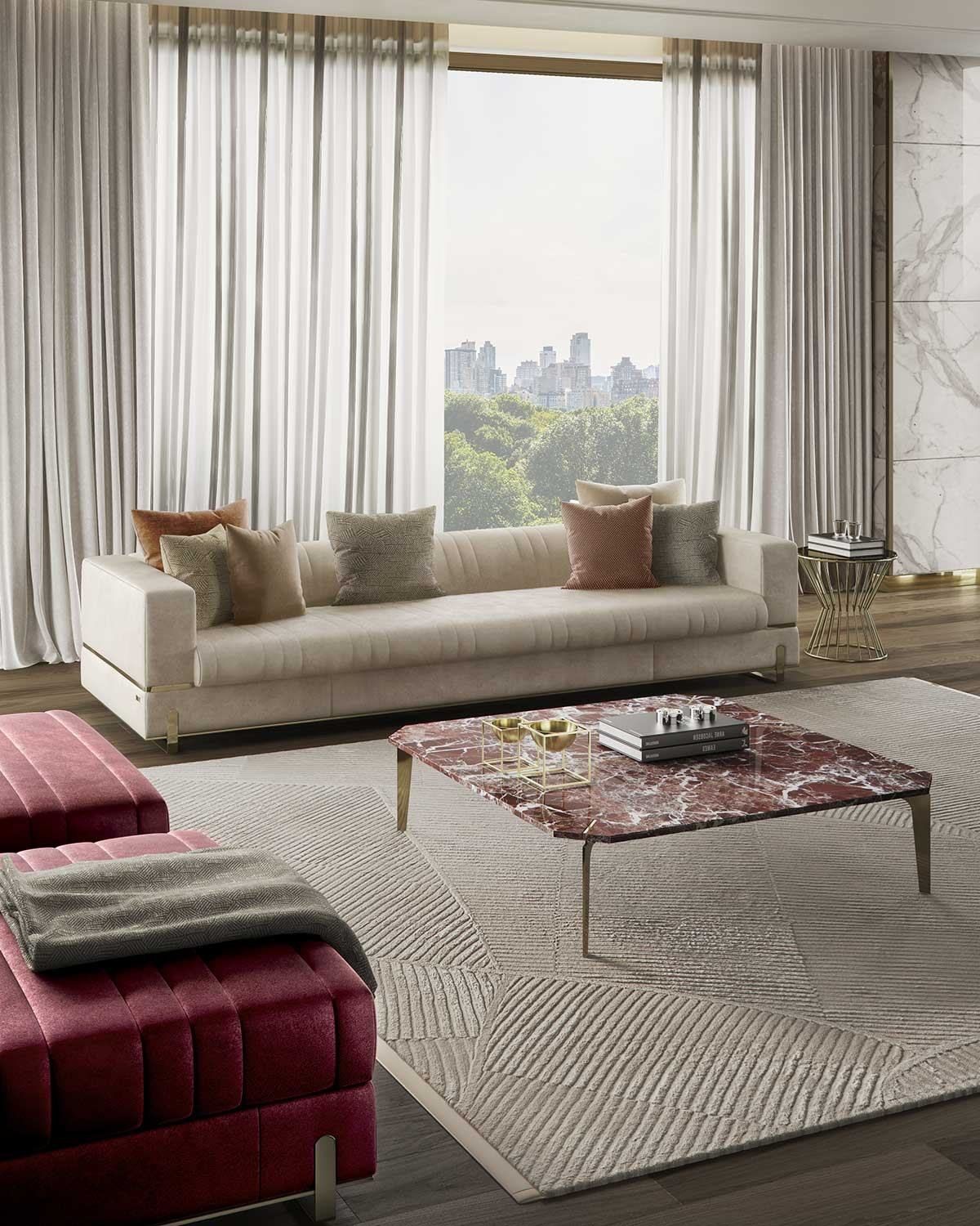 Квадратный пуф из ткани Capital Collection ARCH-00048947 - Вид №2