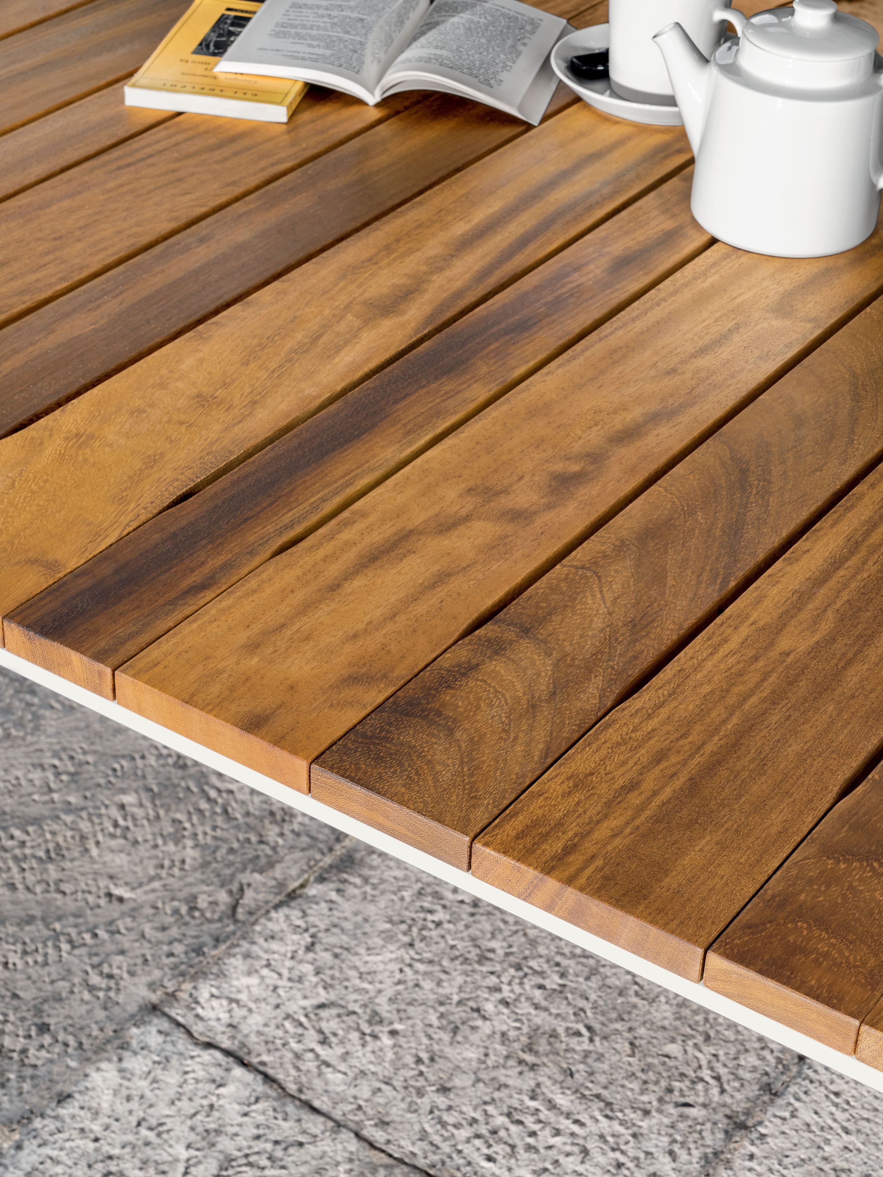 Прямоугольный садовый стол из тикового дерева Sovet Italia ARCH-00085162 - Вид №14