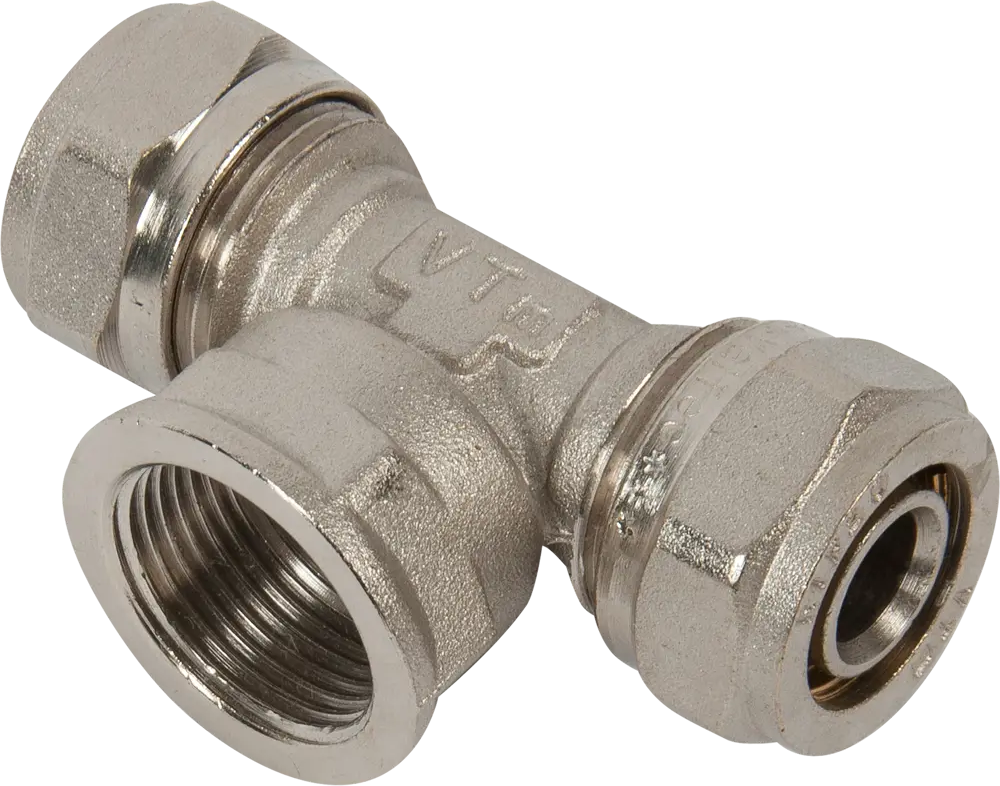 Тройник обжимной Valtec 20мм х 3/4" для систем водоснабжения 10519535
