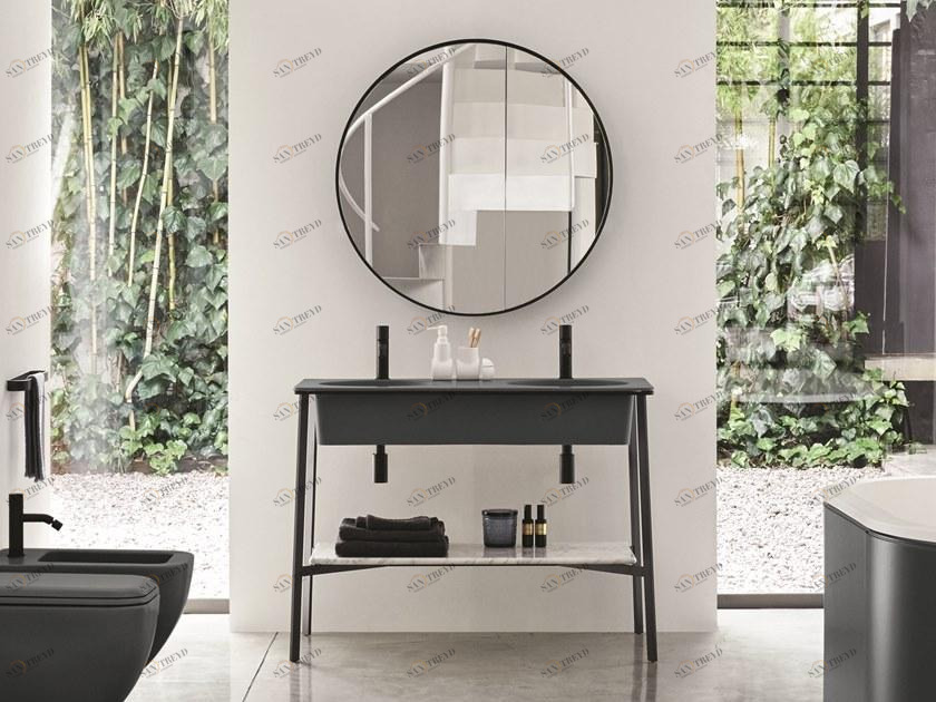 Ceramica Cielo Тумба под умывальник двойная напольная I catini sun-id-1430343