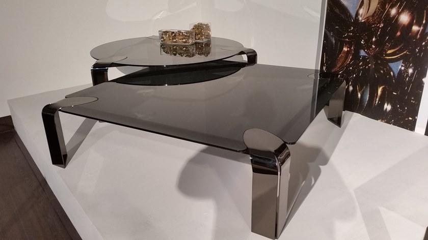 F.lli Orsenigo Квадратный хрустальный журнальный столик Flow sun-id-1398482 - Вид №5