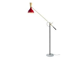 Регулируемая металлическая светодиодная напольная лампа