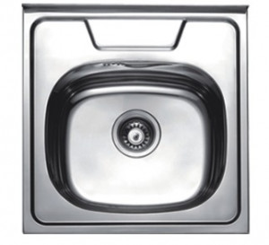 HBD5050 Кухонная мойка , сталь микродекор Haiba