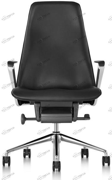 Herman Miller Поворотное кожаное кресло руководителя с высокой спинкой Taper sun-id-1437969