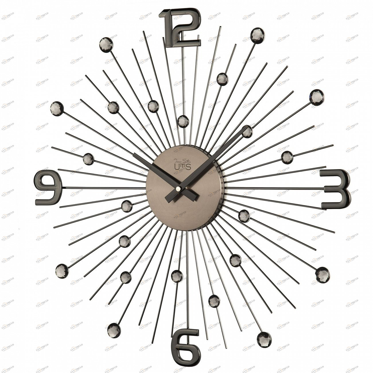 Часы-солнце настенные темно-коричневые Tomas Stern 8024 TOMAS STERN СОЛНЦЕ 00-3872728 Коричневый 