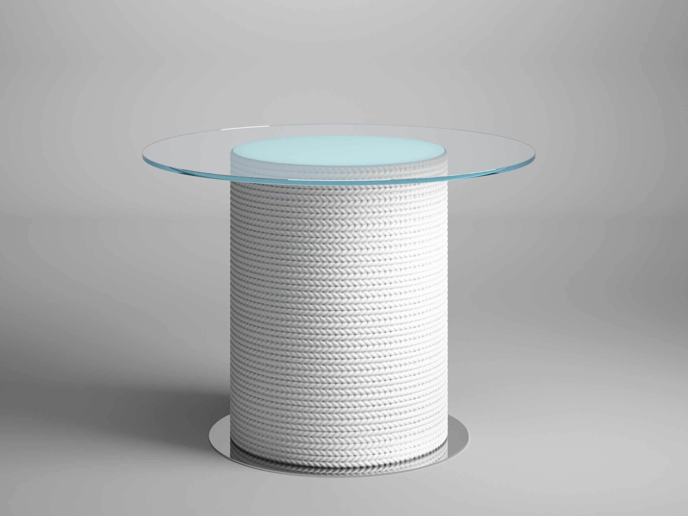 Круглый журнальный столик из полиуретана Galbiati Outdoor Alpemare Collection ARCH-00003509