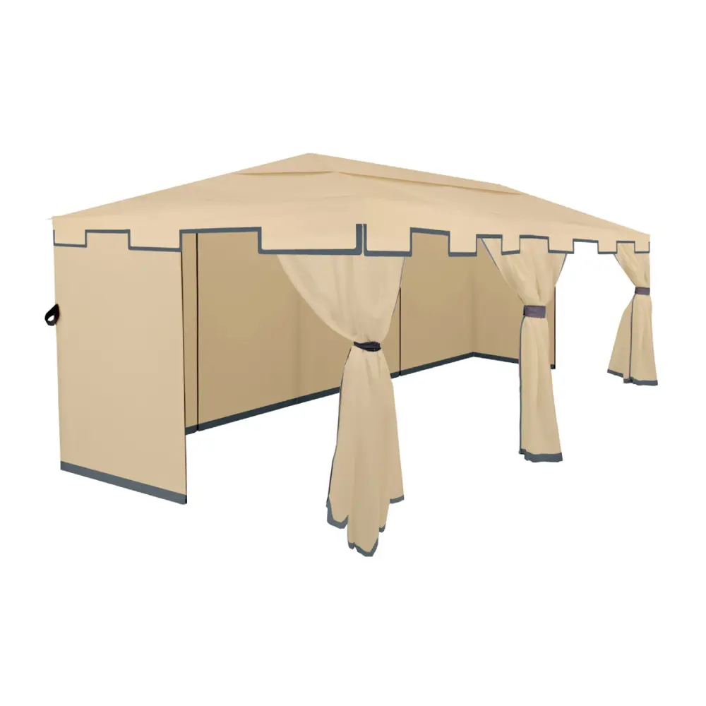 Тент садовый Green Glade 6х3х2.5 м сталь/полиэстер бежевый 84756029 STLM-2071386 Santreyd  - Вид №1