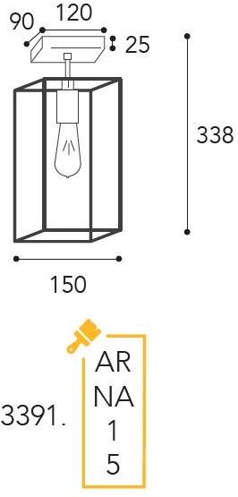 Moretti Luce Прямоугольный подвесной светильник Cubic sun-id-1347694 - Вид №9
