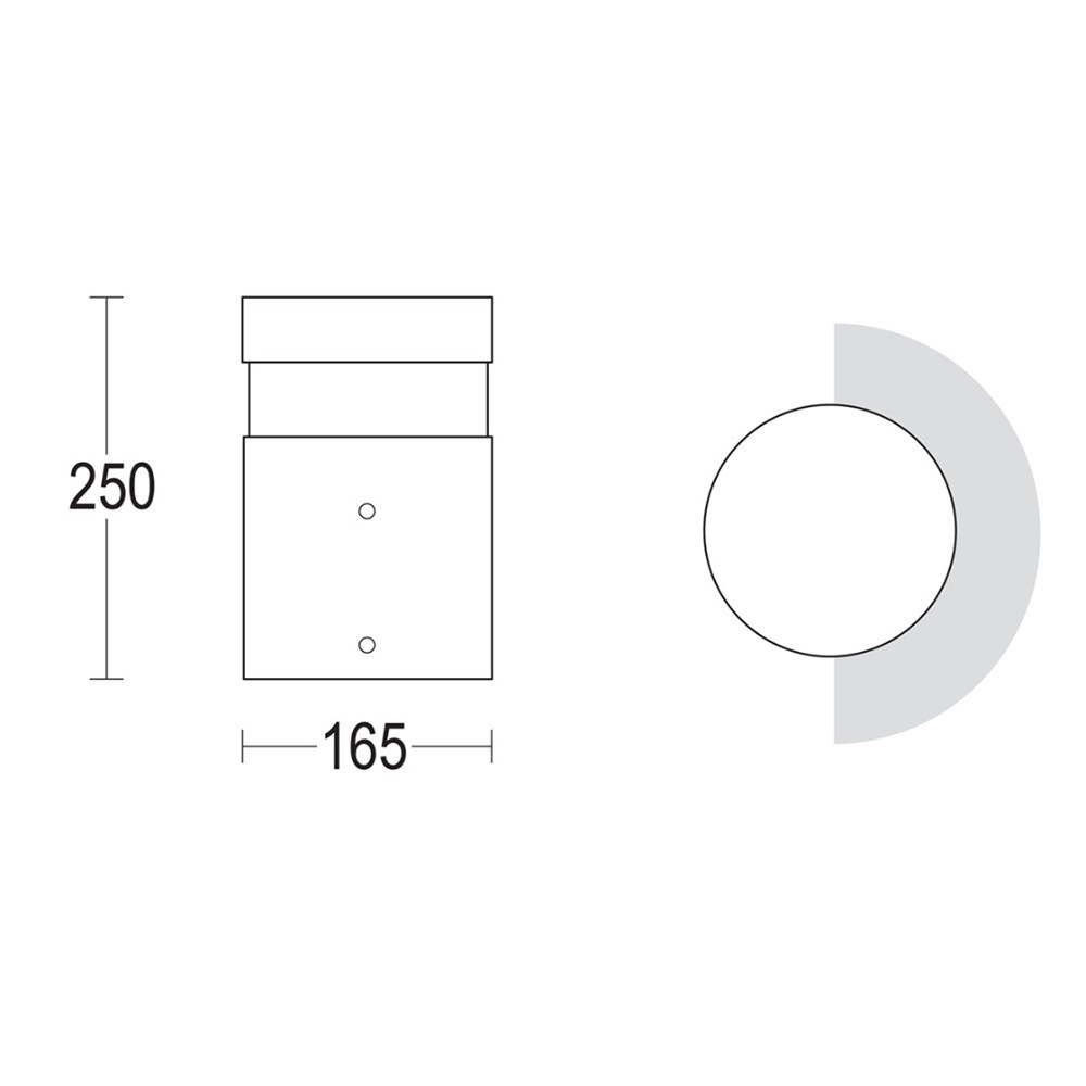 MaxiTondo 250 Ghidini Tondo .05 Темно-Cерый (Матовый) - Вид №1