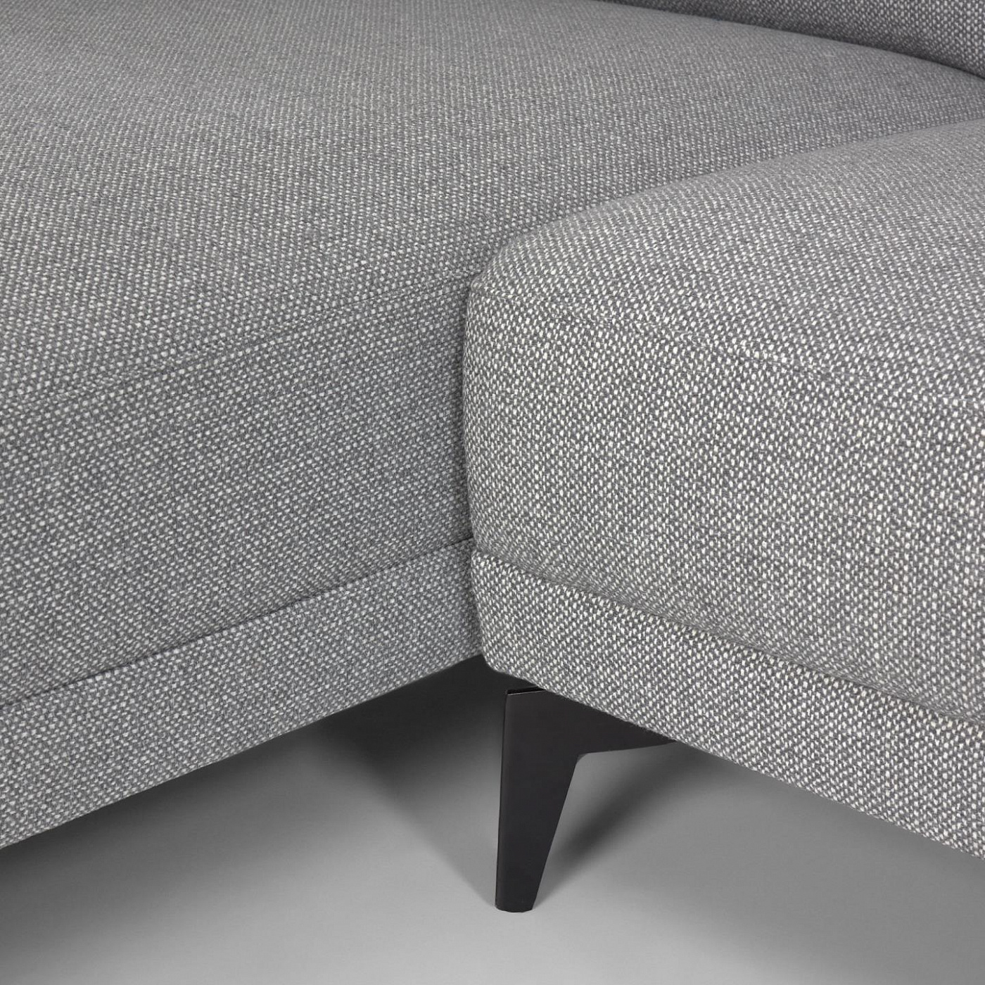 096053 Диван 3-местный с левым шезлонгом серый 260 см La Forma Gilma  - Вид №3