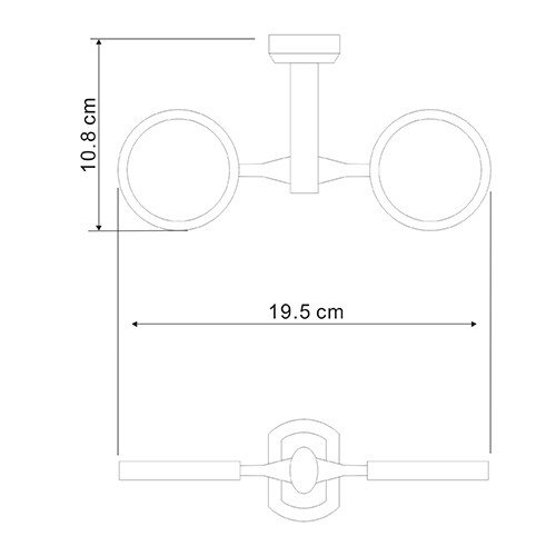 Oder C174 Держатель двойной Santreyd  - Вид №1