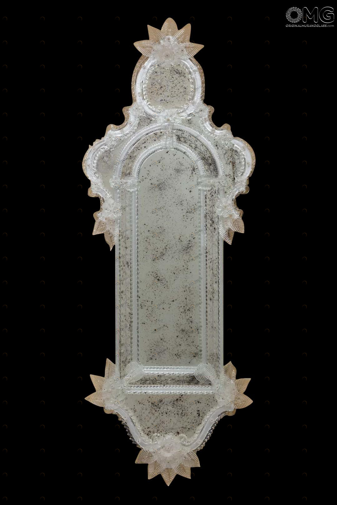 2221 ORIGINALMURANOGLASS Венецианское зеркало Дон Луиджи  см 