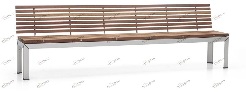 Extremis Садовая скамейка из дерева со спинкой Extempore sun-id-1487559