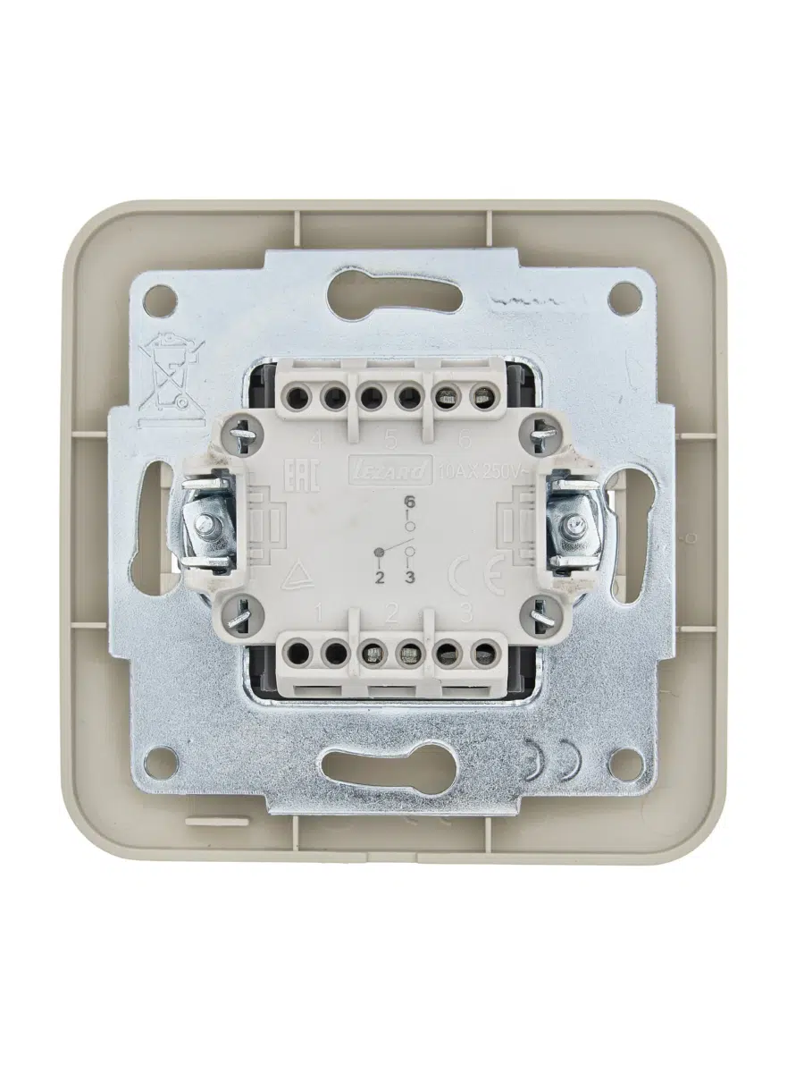 ASTI Выключатель проходной крем LEZARD 7081-0303-105 - Вид №2