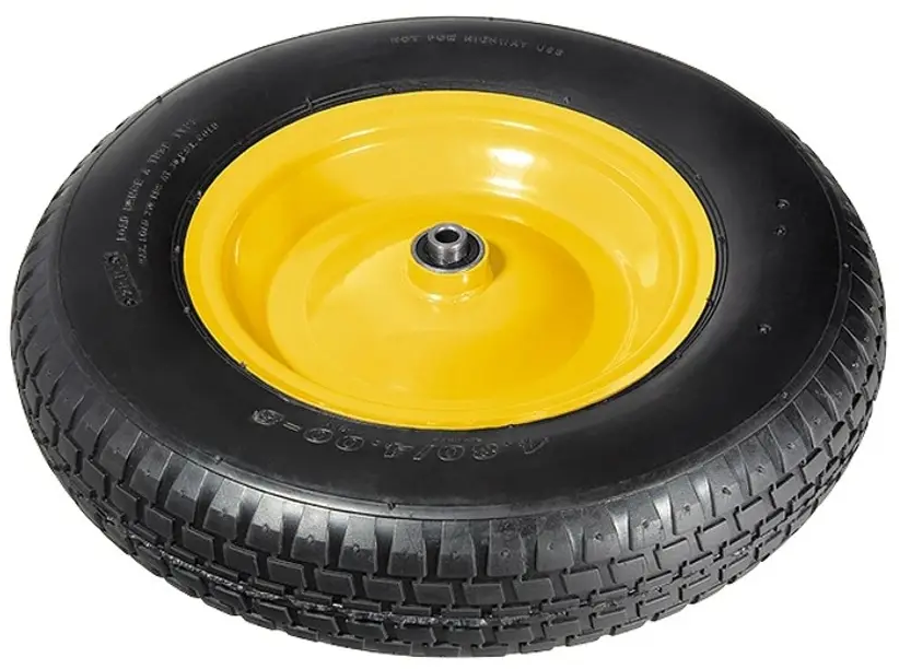 Пневматическое колесо PALISAD для садовой тачки 380 мм с подшипником 18513453