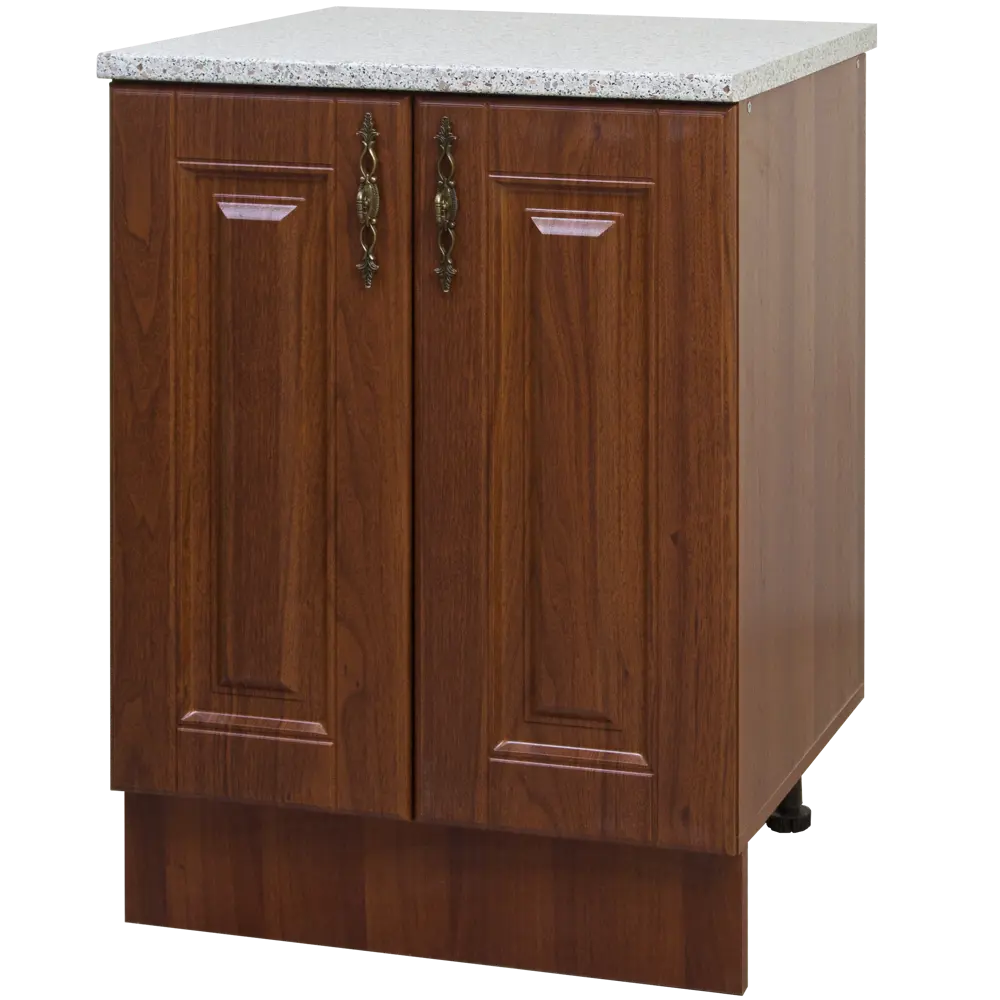 Шкаф напольный Орех 60x83.7x60 см ЛДСП цвет тёмный орех 82585033 STLM-2063365 Santreyd
