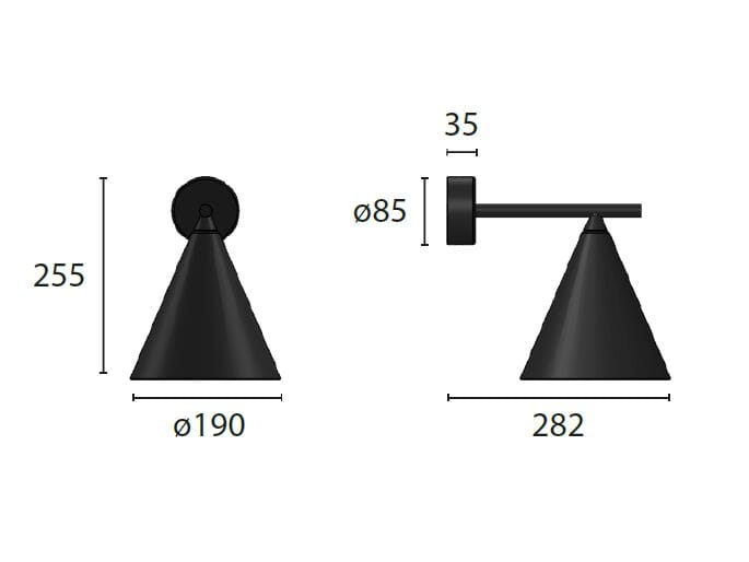 Железный светодиодный настенный светильник с диммером ZAVA Jeena ARCH-00151421 - Вид №1