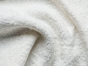 Льняная и шелковая однотонная ткань