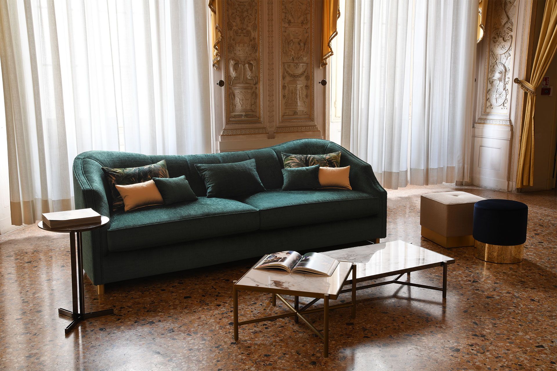 Ткань диван Domingo Salotti Cleio ARCH-00005150 - Вид №3