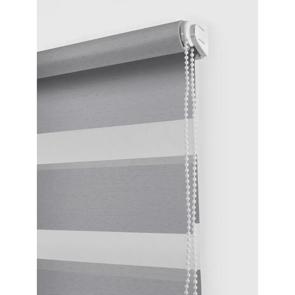 Штора рулонная день-ночь Madrid 70x160 см серая MIAMOZA Коллекция 2024г STLM-2191109 - Вид №1