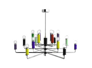 Металлический светодиодный подвесной светильник