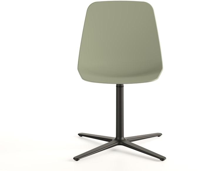 Viccarbe Вращающееся кресло из полипропилена с 4-мя спицами Maarten plastic sun-id-1460932 - Вид №1