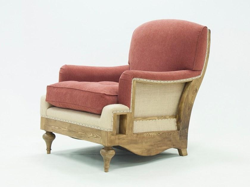 CREARTE COLLECTIONS Кресло из ткани с подлокотниками Rufus essence 99 - Вид №1