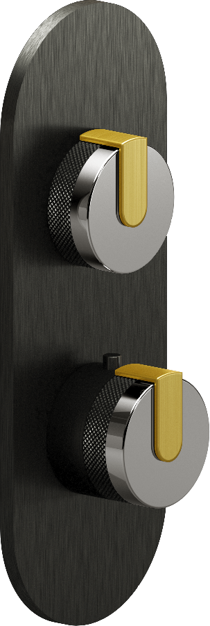 E-8026-R1PCE0-L1BB-BOX-T Планка M-Series с 2 ручками - Внешняя часть GRAFF MOD+