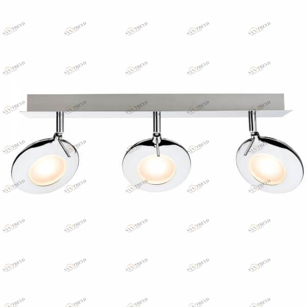 Спот потолочный светодиодный цвета хром с 3 плафонами Paulmann Orb 60252 PAULMANN ORB 00-3891075 Хром 