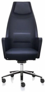 Linea Fabbrica Кресло исполнительное на 5 спиц с высокой спинкой Wrap